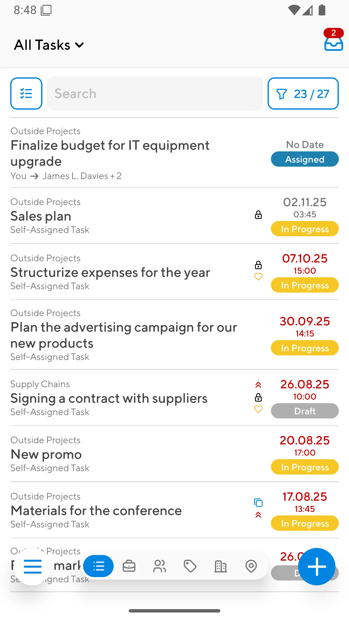 Projecto screenshot