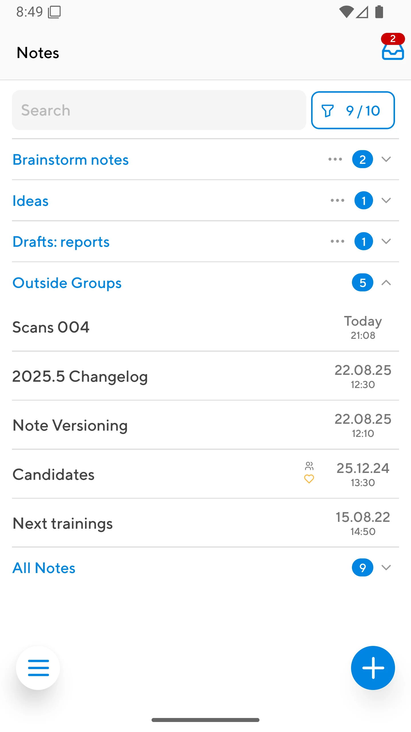 Projecto screenshot